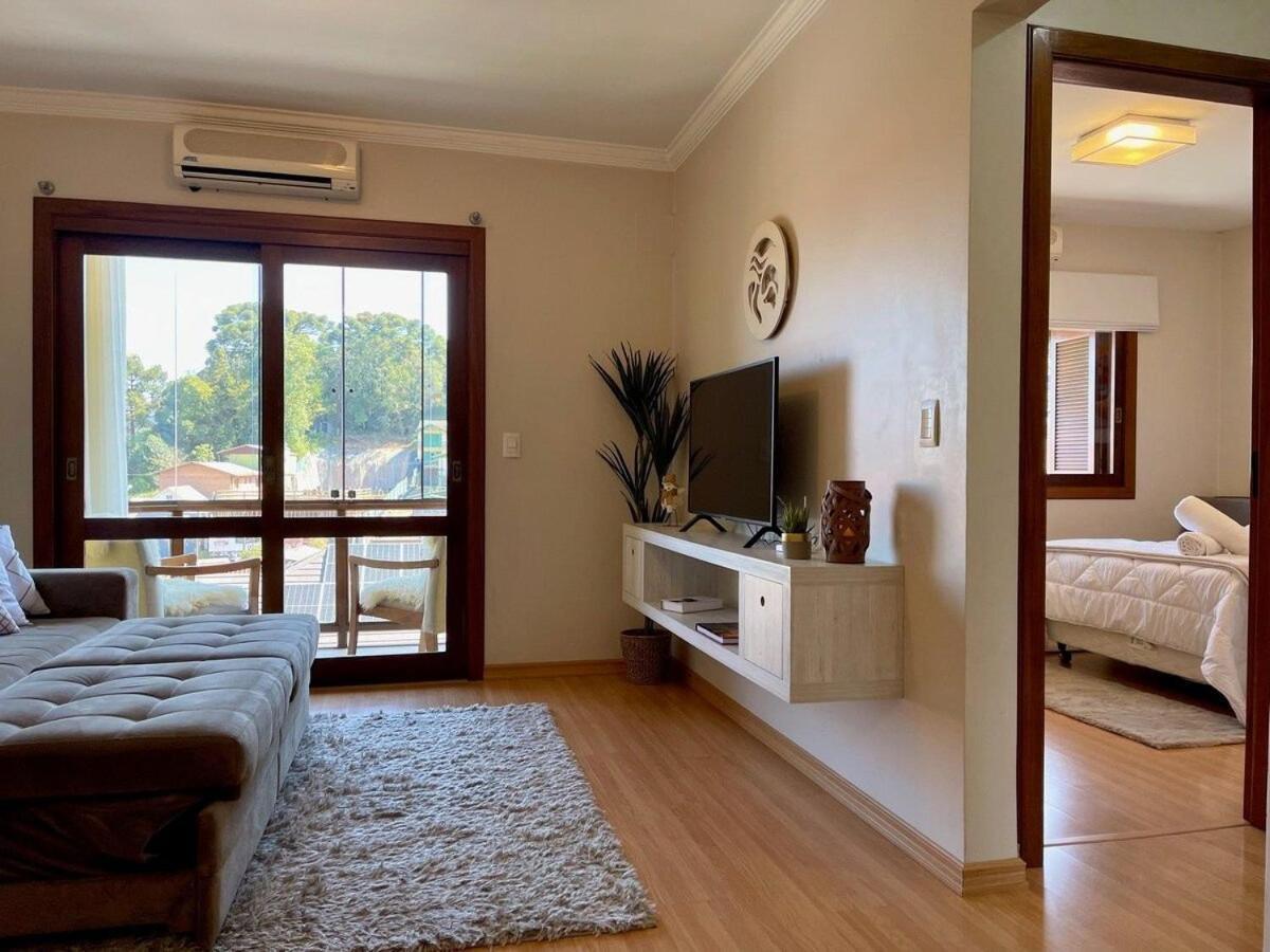 Apartamentos Jardim Da Serra Centro By Achei Gramado Bagian luar foto