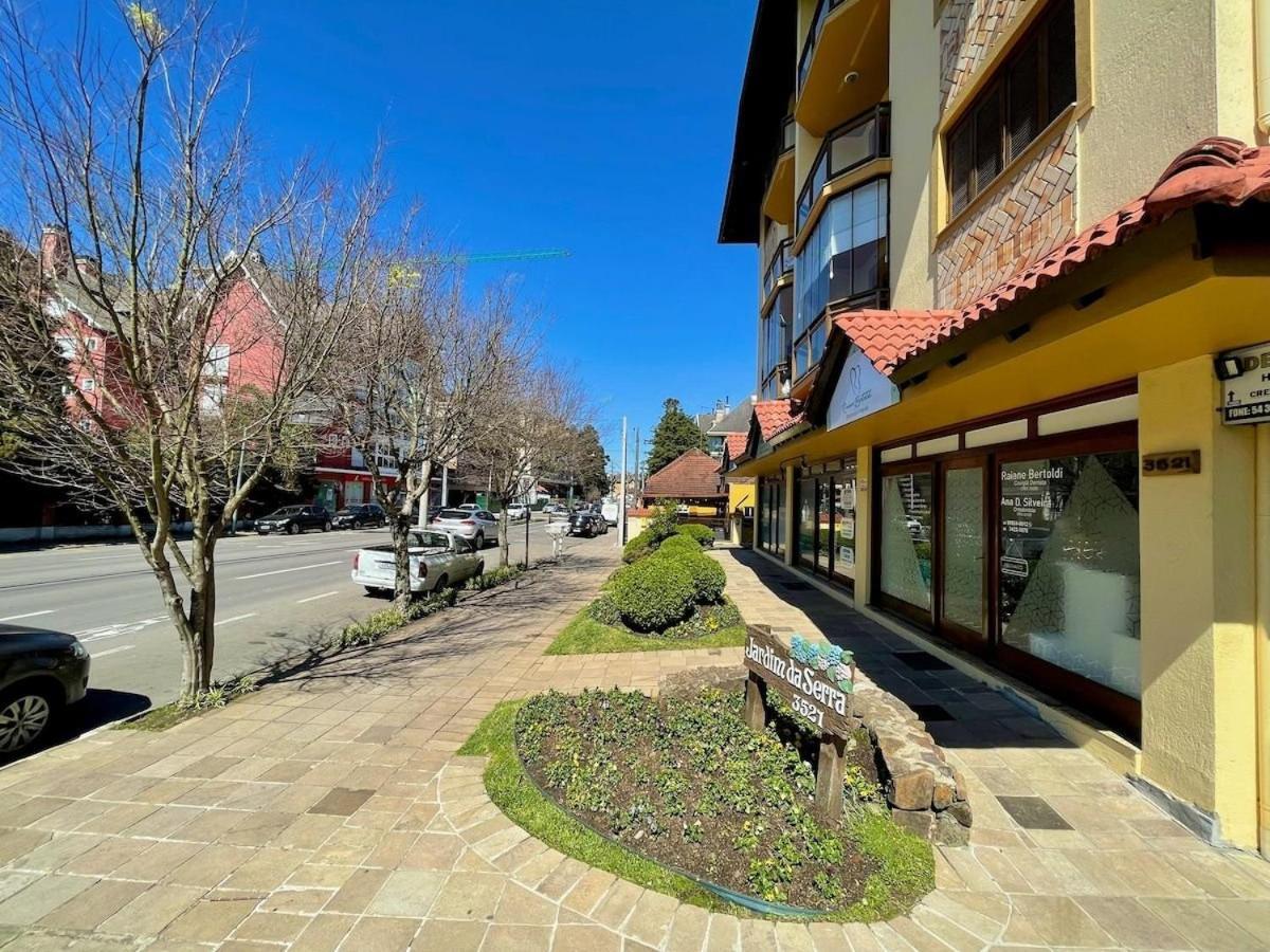Apartamentos Jardim Da Serra Centro By Achei Gramado Bagian luar foto