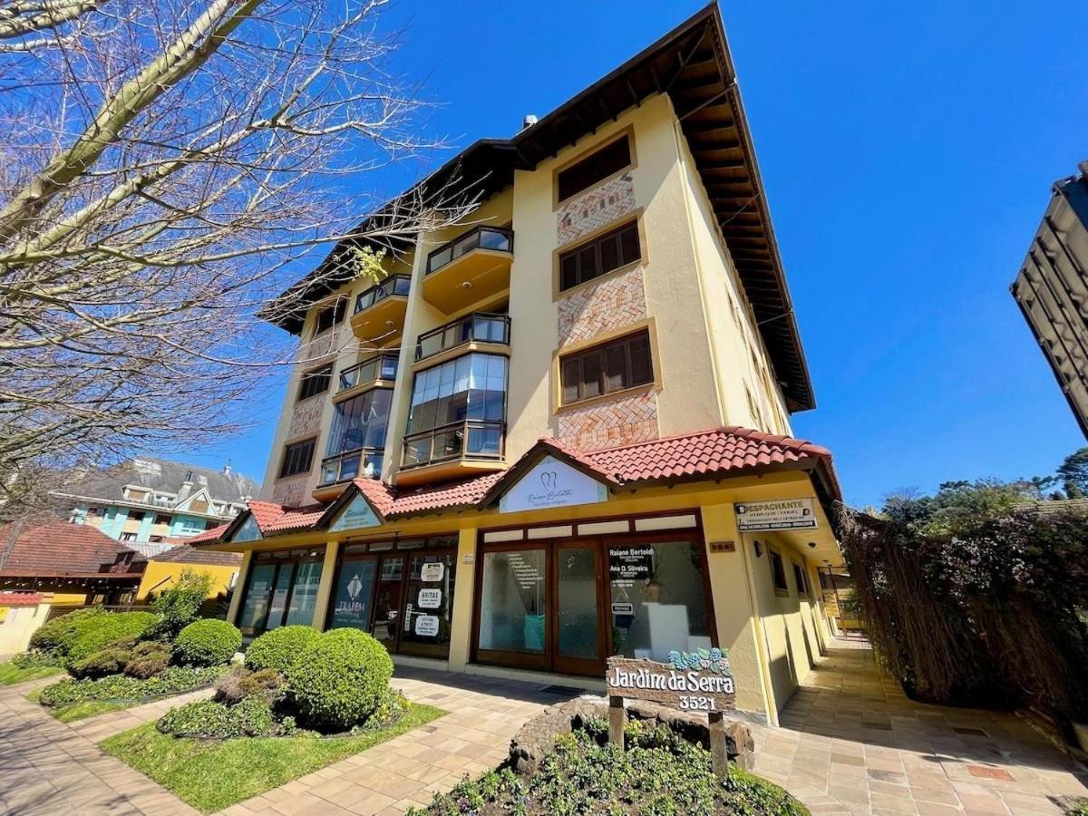Apartamentos Jardim Da Serra Centro By Achei Gramado Bagian luar foto